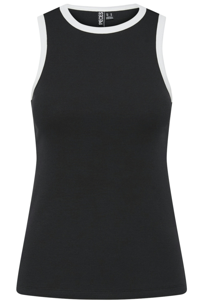 PCMAY BOXER TANK TOP JRS NOOS BC 17154480 Black/WHITE CONTRAST